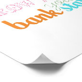 love letters quote - from "wear sunscreen" song ポスター (角)