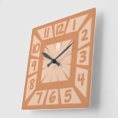 LOVE LEX REVIVAL BY MASANSER PIXELAT スクエア壁時計 (傾斜)