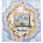 Love, Lies, and a Lethal Schnoz | Absurd シャワーカーテン (正面)