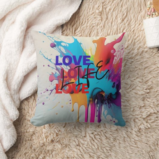 Love Life クッション (ブランケット)