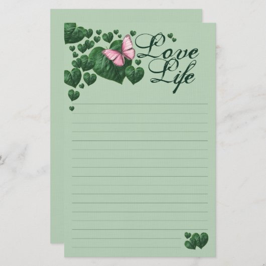 Love life 便箋 (正面/裏面)