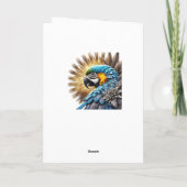 Love Life Folded Greeting Card カード (裏面)