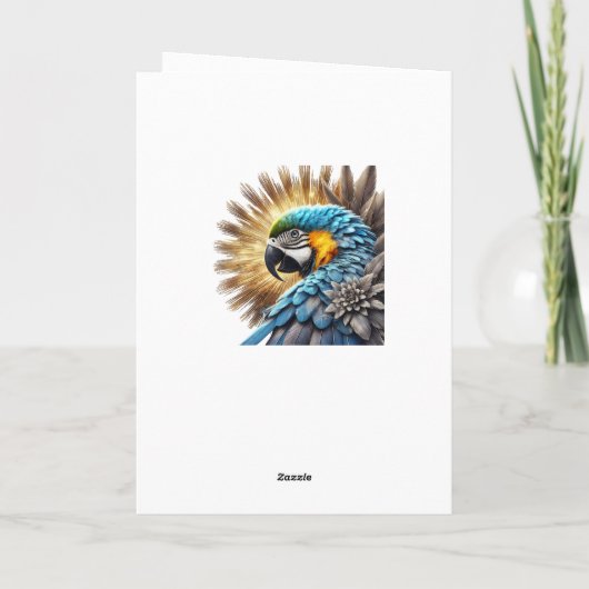 Love Life Folded Greeting Card カード (裏面)