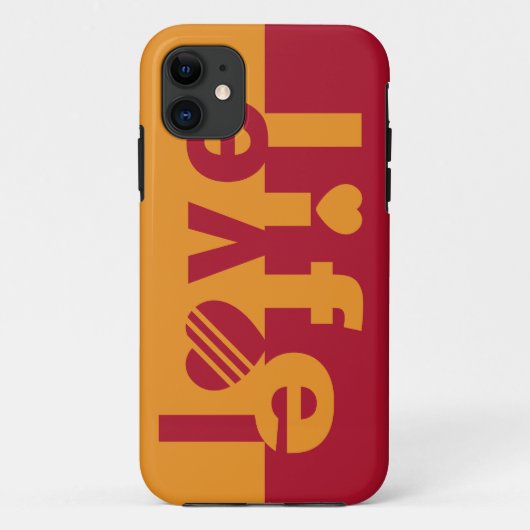 LOVE LIFE iPhoneケース Case-Mate iPhoneケース (裏面)