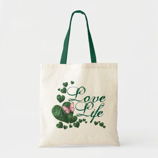 Love life tote bag トートバッグ (正面)