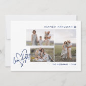 Love & Lightハートハヌカー3フォトカード シーズンカード (正面)