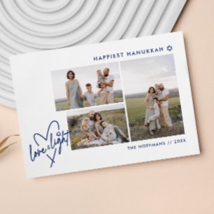 Love & Lightハートハヌカー3フォトカード シーズンカード