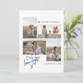 Love & LightハートHanukkah 4フォトカード シーズンカード (スタンド正面)