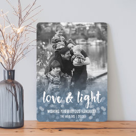 Love & Light《写真》ぼけ味Hanukkahフォトカード シーズンカード