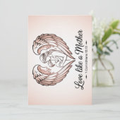 Love Like A Mother Mother's Day Christian Card サンキューカード (スタンド正面)
