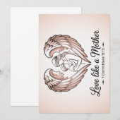 Love Like A Mother Mother's Day Christian Card サンキューカード (正面/裏面)