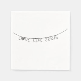 Love Like Jesus スタンダードカクテルナプキン