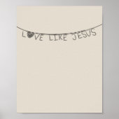 Love Like Jesus ポスター (正面)