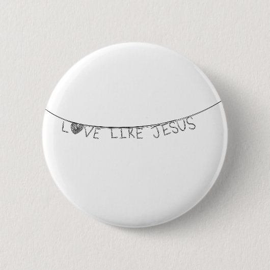 Love Like Jesus 缶バッジ (正面)