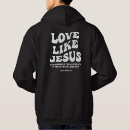 Love Like Jesus、聖書の詩、クリスチャンのメルク パーカ