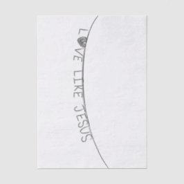 Love Like Jesus 薄葉紙