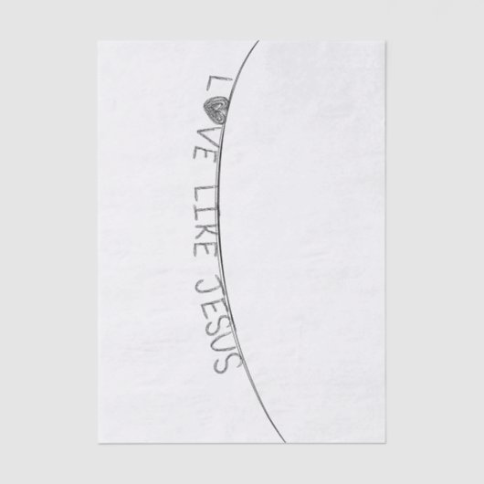 Love Like Jesus 薄葉紙 (正面)