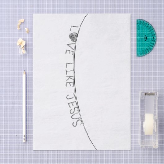 Love Like Jesus 薄葉紙 (クラフト)