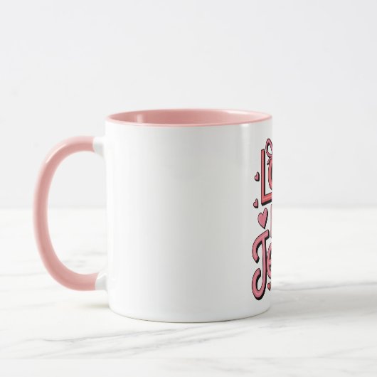 Love Like Jesus Christian 11 oz Coffee Mug マグカップ (左)