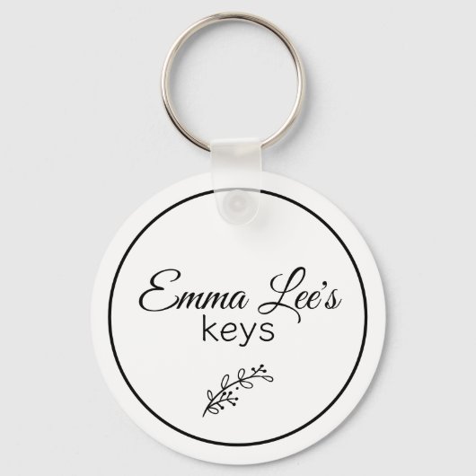 Love Like Jesus Religious Quote Customizable キーホルダー (裏面)