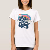 Love Like Jesus Shirt、トレンディーTシャツ Tシャツ (正面)