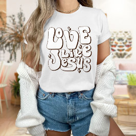 Love Like Jesus Shirt,宗教的な贈り物,インスピレーション Tシャツ