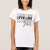 Love Like Jesus Shirt, Christian Shirt, Bible Vers Tシャツ (正面)