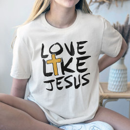 Love Like Jesus Shirt, Western Christian T-Shirt Tシャツ