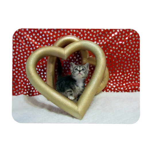 Love, Lilo -ハート猫/キットン磁石 マグネット (横)