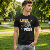 LOVE × LION Ver. A - Custom スケートボード Tシャツ