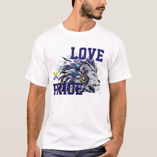 LOVE × LION Ver. B - Custom Tシャツ (正面)