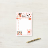 Love List Post It Notesチェックリスト ポストイット (デスク上)