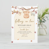 Love Little Pumpkin Baby Shower 招待状 (スタンド正面)