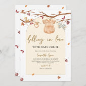 Love Little Pumpkin Baby Shower 招待状 (正面/裏面)