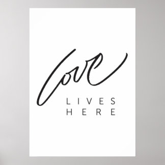 LOVE LIVES HEREポスター ポスター