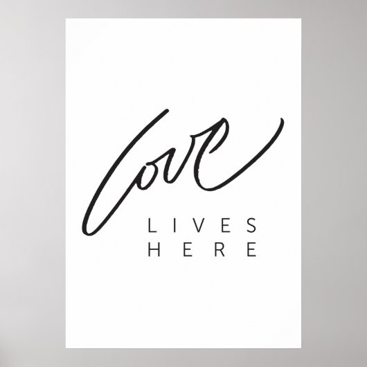 LOVE LIVES HEREポスター ポスター (正面)