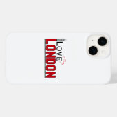love london new iphone caseデザイン2025 Case-Mate iPhoneケース (裏面 (横))