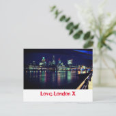 Love London X – シティオブロンドンフィナンシャルディストリクト ポストカード (スタンド正面)