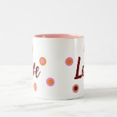 Love, Love ツートーンマグカップ (中央)