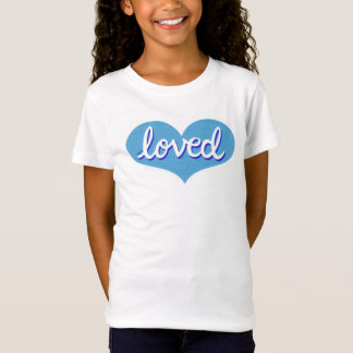 LOVE LOVE – ブルーラブハート Tシャツ