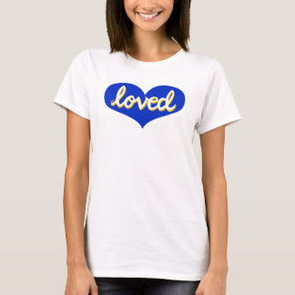 LOVE LOVED – ブルーラブハート- Tシャツ