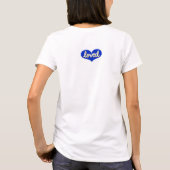 LOVE LOVED – ブルーラブハート- Tシャツ (裏面)