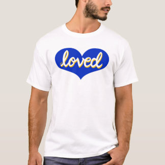LOVE LOVED – ブルーラブハート- Tシャツ