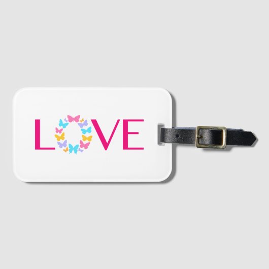 Love Luggage Tag ラゲッジタグ (正面横)