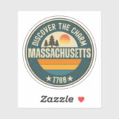 Love MA – マサチューセッツ州土産 シール (シート)