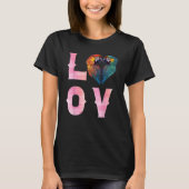 LOVE Macaws and Macaw Parrots Bird  Parrot Owners Tシャツ (正面)