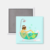 Love Machineが入浴 マグネット (正面/裏面)