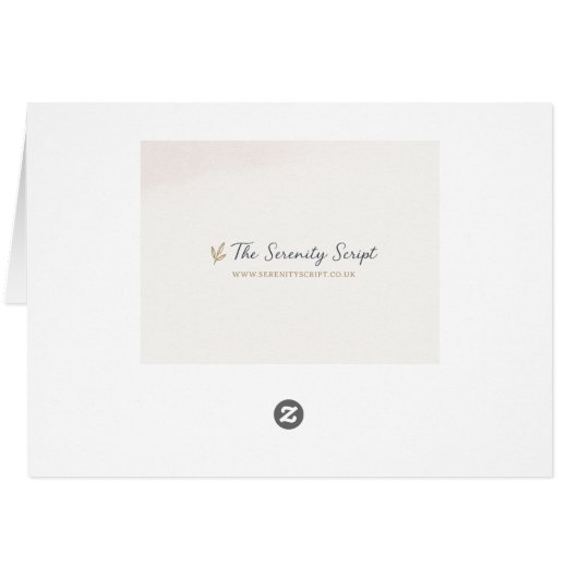 Love Made Visible — Christmas Card (裏面横)