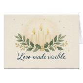 Love Made Visible — Christmas Card (正面横)