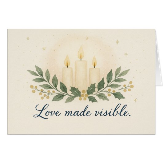 Love Made Visible — Christmas Card (正面横)